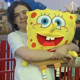 🥰 Spongebob spongebob, desenho animado, brinquedo, nickelodeon, personagem, amarelo telegram sticker