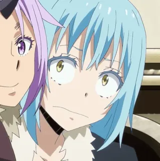 💎 Rimuru Tempest That Time I Got Reincarnated as a Slime Anime, Rimuru, Tensura, Isekai, Slime, Personaggio, Amico telegram sticker