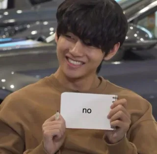 😁 no Meme, Nein, Ablehnung, Kpop, BTS, Lustig whatsapp sticker