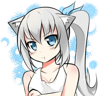 ☹ Аниме, Манга, Ня, Мило, Каваи telegram sticker