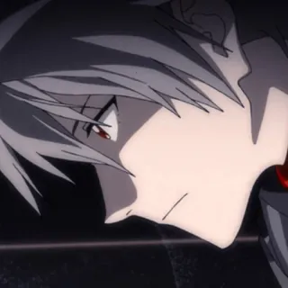 🤕 Kaworu Nagisa Neon Genesis Evangelion anime, kaworu nagisa, evangelion, manga, character telegram sticker