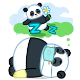 Panda Emic telegram stickers