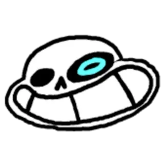 😊 Sans Undertale Sans, Undertale, Videospiel, Skelett, Charakter, Gaming, Fanart telegram sticker