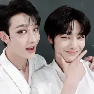 🤍 pessoas, kpop, amizade, retrato telegram sticker