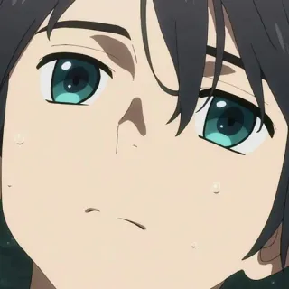 🦋 Anime, Chłopak, Portret, Twarz, Ilustracja telegram sticker