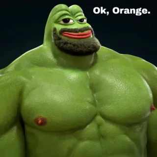 Jagged Pepe telegram stickers