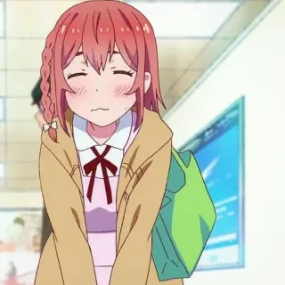 🧡 Sumi Sakurasawa Rent-A-Girlfriend Anime, Sumi Sakurasawa, Rent a Girlfriend, Süß, Mädchen, Charakter whatsapp sticker
