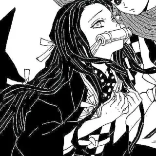 🌿 Nezuko Kamado Demon Slayer Anime, Manga, Demon Slayer, Nezuko, Nezuko Kamado whatsapp sticker