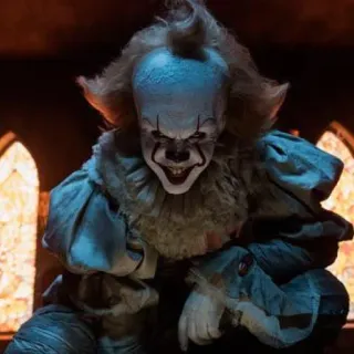🤡 Pennywise It terror, payaso, Pennywise, It, miedo, monstruo telegram sticker