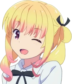 😉 アニメ, キャラクター, 女の子, 可愛い, 漫画 telegram sticker