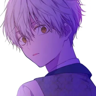 😱 Anime, Manga, Charakter, Junge, Illustration whatsapp sticker