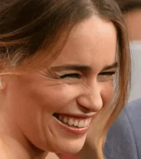 😂 cara, mujer, persona, sonrisa, actriz, retrato whatsapp sticker
