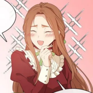 👾 femme, dessin animé, anime, illustration, sourire, joyeux telegram sticker