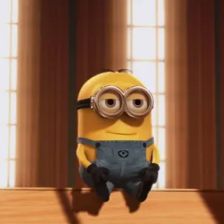 🍌 Minion Despicable Me Minion, Cartoon, Niedlich, Figur telegram sticker