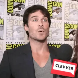 ✨ CLEVVER man, actor, celebrity, portrait, interview telegram sticker