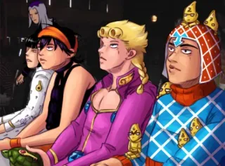 ❌ Giorno Giovanna JoJo's Bizarre Adventure Anime, Manga, Jojo's Bizarre Adventure, Giorno Giovanna, Personnages, Art, Dessin animé whatsapp sticker