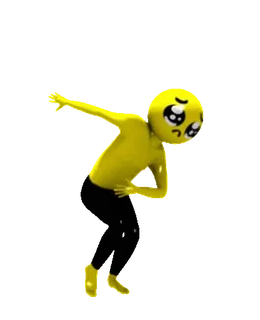 🥺 悲伤, 哭泣, 黄色, 3D, emo, 卡通, 角色 telegram sticker