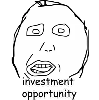 💵 investment opportunity Мем, Инвестиции, Возможность, Смешно, Финансы telegram sticker
