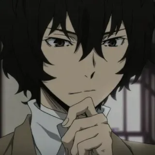 🪙 Osamu Dazai Bungou Stray Dogs Anime, Dazai, Osamu Dazai, Bungou Stray Dogs, Nhân vật, Nhân vật anime telegram sticker