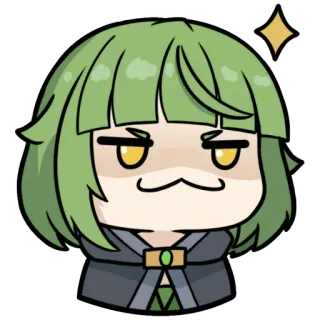 😏 Dessin animé, Anime, Chibi, Mignon, Drôle, Expression, Emoji whatsapp sticker