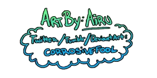 😁 Art By: Airu
Twitter / Tumblr / DeviantArt:
CORROSIVE FOOL artista, obra de arte, redes sociales, Tumblr, DeviantArt, Airu whatsapp sticker