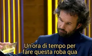 🤦‍♂️ Un'ora di tempo per fare questa roba qua telegram sticker