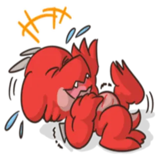 🤣 dragão vermelho, dragão de desenho animado, dragão fofo, dragão rindo, engraçado, desenho animado telegram sticker