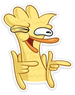 😉 pato, desenho animado, engraçado, humor, fofo, animal, adesivo telegram sticker