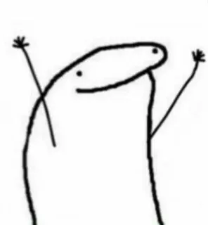 😃 boneco palito, simples, desenho animado, desenho, florkofcows telegram sticker