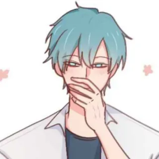 💌 Anime, Męski, Ilustracja, Manga, Słodki, Grafika telegram sticker