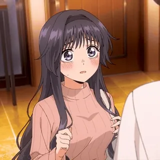 😰 Kaho Hinata Blend S telegram sticker