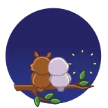 Eagle & Snowy telegram stickers