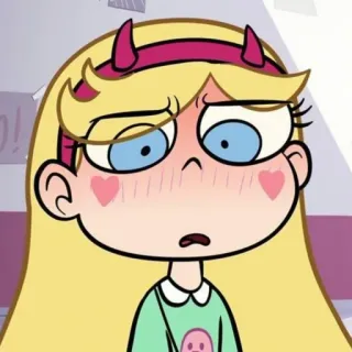 💫 Star Butterfly Star vs. the Forces of Evil Dibujos animados, Sonrojo, Lindo, Programa de TV, Personaje whatsapp sticker
