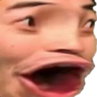 😮 pog, emote, Twitch, meme, expressão, rosto whatsapp sticker