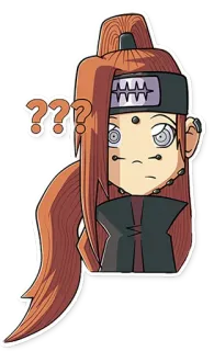 Naruto chibi telegram stickers