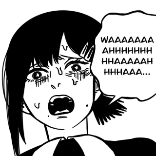 😱 WAAAAAAA
AHHHHHHH
HAAAAAAH
HAAAA... 울음, 소리 지르다, 만화, 감정적, 괴로움, 공황 telegram sticker