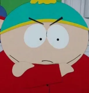 🌟 Eric Cartman South Park Cartman, South Park, cartone animato, personaggio telegram sticker