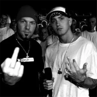 Eminem Fingers @stickersb2b whatsapp stickers
