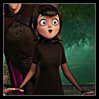 🖤 Mavis Dracula Hotel Transylvania Desenho animado, Vampiro, Hotel Transilvânia, Mavis, Drácula, Personagem telegram sticker