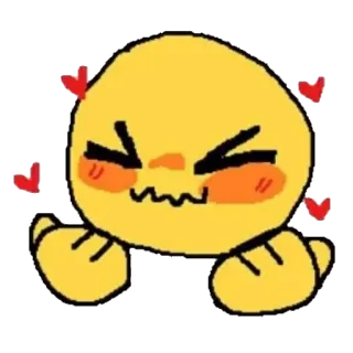 🥰 cute, emoji, love, heart, kawaii telegram sticker