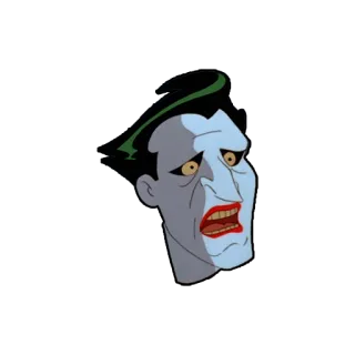 😨 The Joker Joker, Batman, Bösewicht, DC Comics, Cartoon, Comic, Figur whatsapp sticker