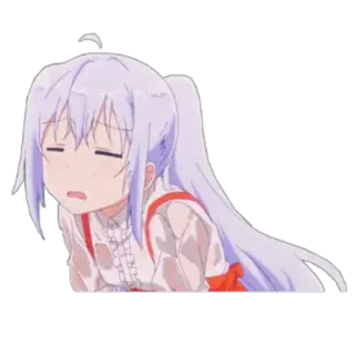 😩 Anime, Mädchen, Süß, Sticker, Cartoon telegram sticker
