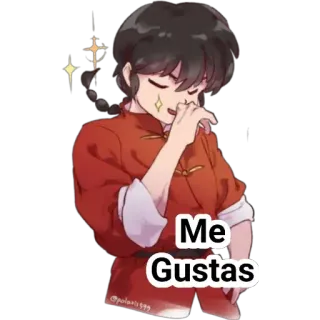 Ranma 1 2 telegram stickers