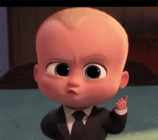 👆 Boss Baby The Boss Baby hoạt hình, em bé, bộ com lê, phim, ông chủ whatsapp sticker