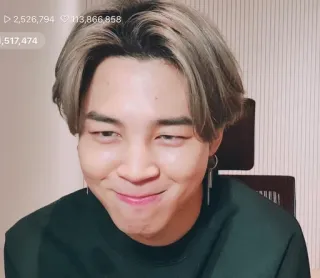 😼 Jimin Jimin, BTS, K-pop, cantante, idol telegram sticker