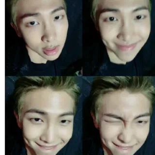 😨 RM RM, BTS, K-pop, นักร้อง, นักดนตรี, คนดัง telegram sticker
