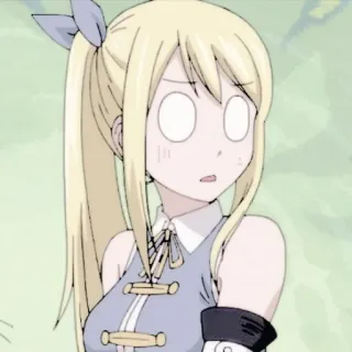 Lucy Heartfilia - @amallinofficiaall whatsapp stickers