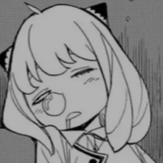 🎀 Anya Forger Spy x Family Anime, Cartoon, Spy x Family, Anya Forger, Charakter, Manga telegram sticker