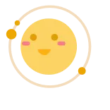 ☺️ emoji, happy, smile, yellow, simple whatsapp sticker