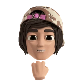 🥵 doigt d'honneur, offensant, geste, dessin animé, avatar telegram sticker